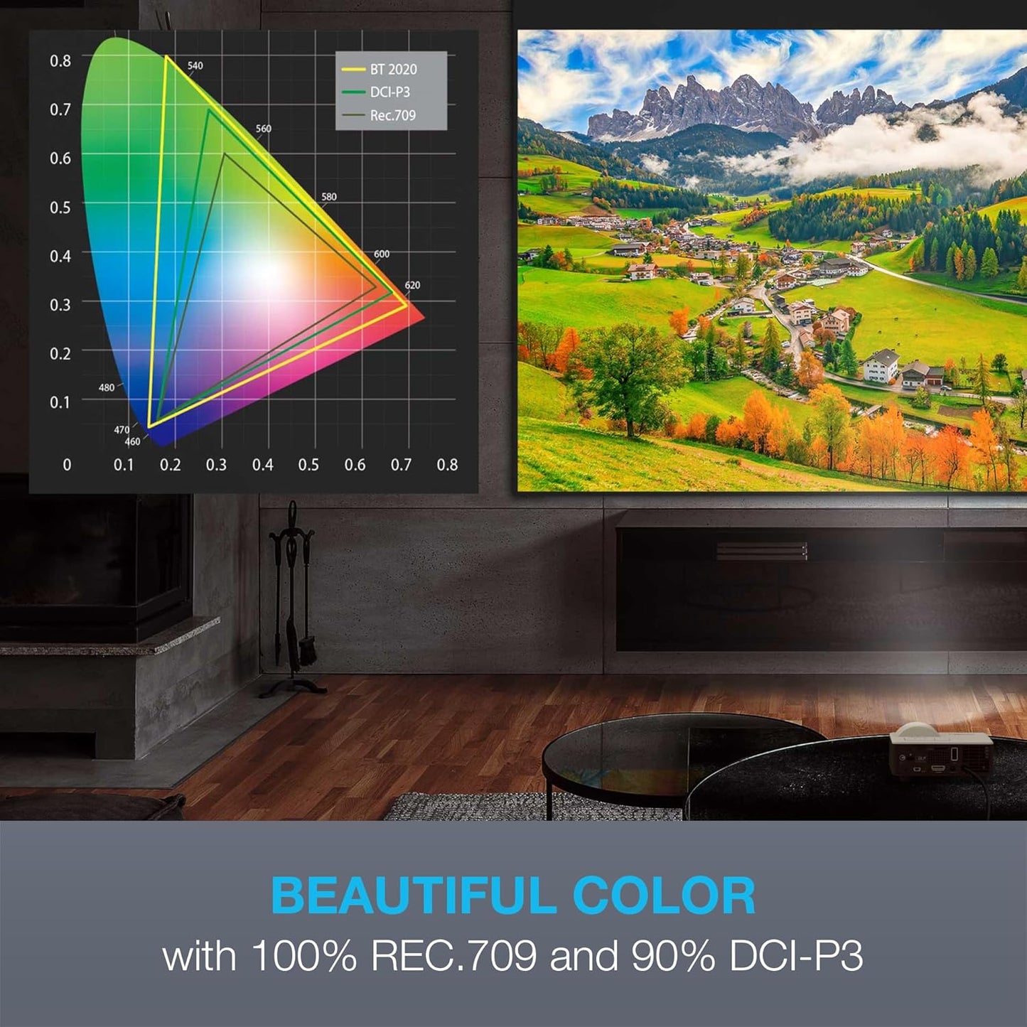 Optoma ML1050STi Portable Short-Throw LED Projector – Enhanced Gaming Mode (16ms), Auto Focus, Built-in Speaker & Media Player
