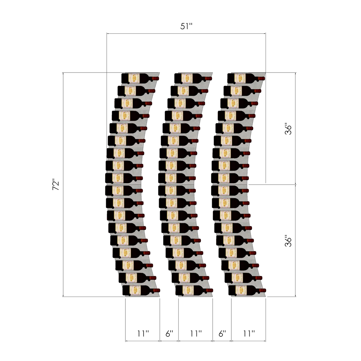 THE CURVE VINdustry Wine Wall