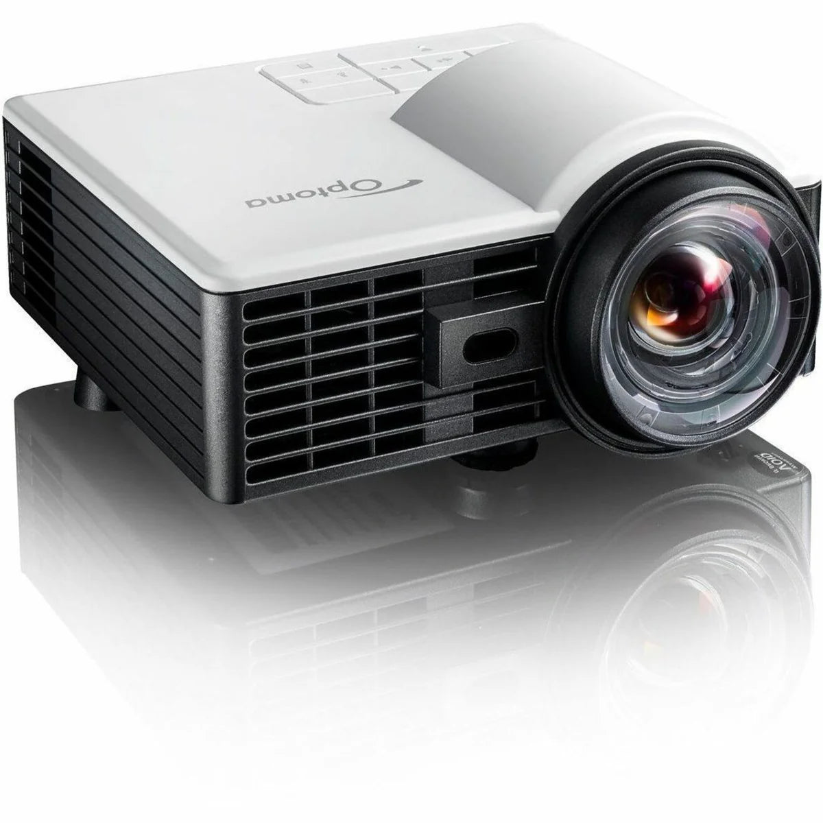 Optoma ML1050STi Portable Short-Throw LED Projector – Enhanced Gaming Mode (16ms), Auto Focus, Built-in Speaker & Media Player