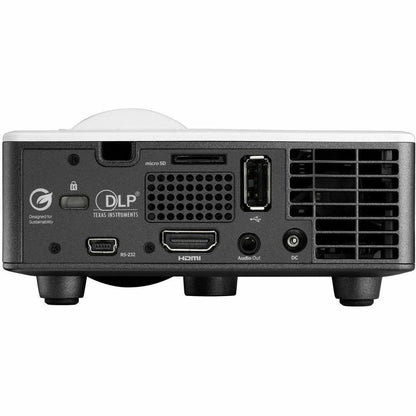 Optoma ML1050STi Portable Short-Throw LED Projector – Enhanced Gaming Mode (16ms), Auto Focus, Built-in Speaker & Media Player