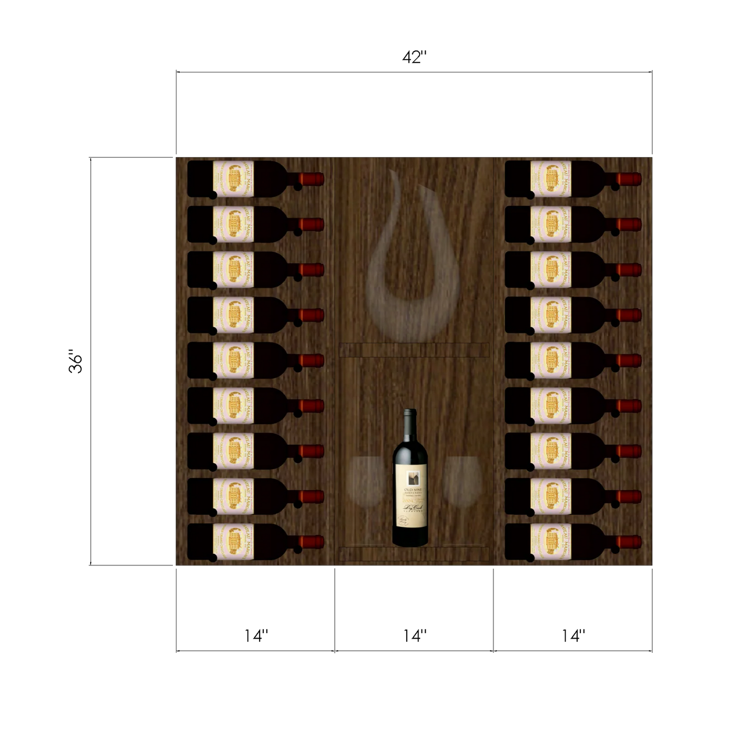 THE WINE BAR MINI VINdustry Wine Wall