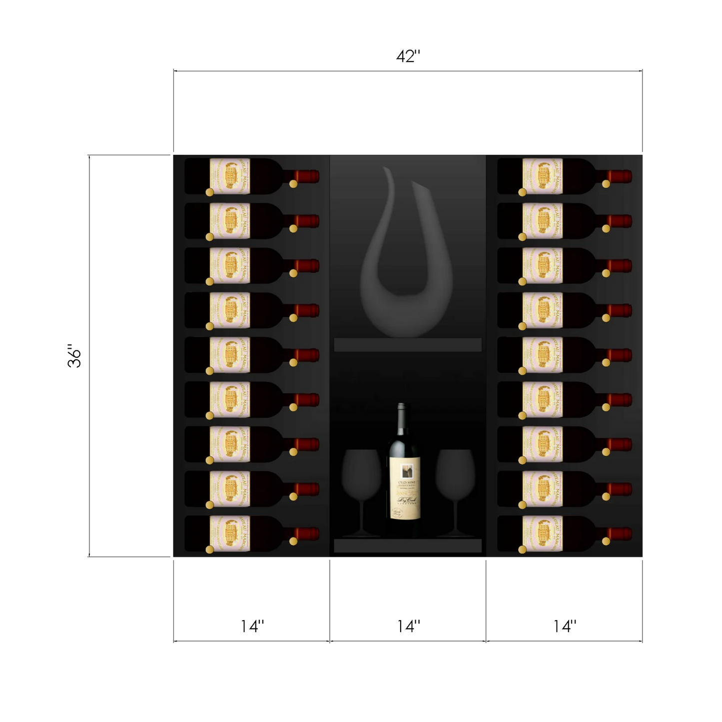 THE WINE BAR MINI VINdustry Wine Wall