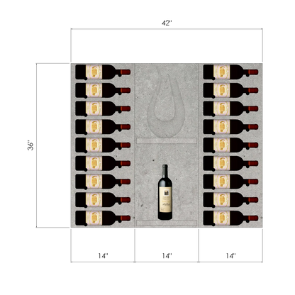 THE WINE BAR MINI VINdustry Wine Wall