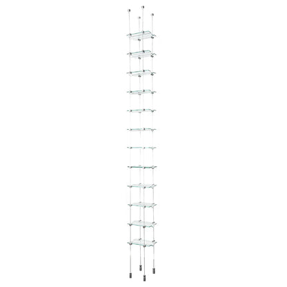 12 Bottle Float Cable Wine Racking Display Kit