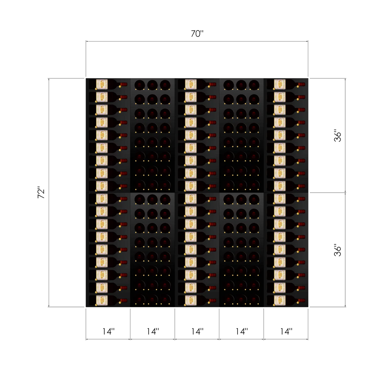 THE CORK AND LABEL VINdustry Wine Wall