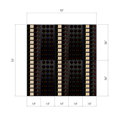 THE CORK AND LABEL VINdustry Wine Wall