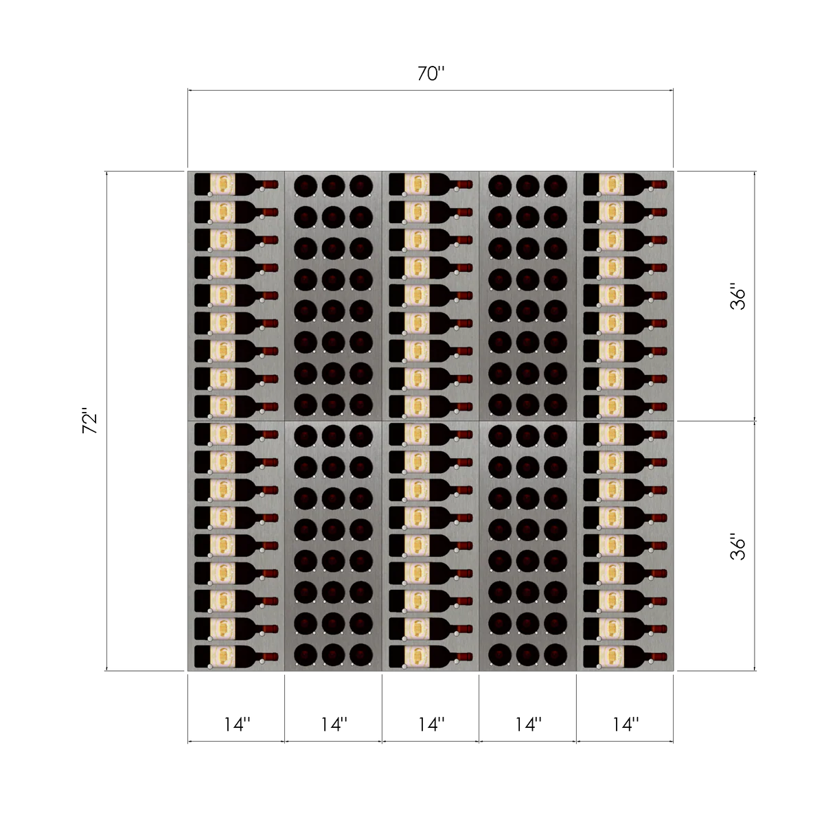 THE CORK AND LABEL VINdustry Wine Wall