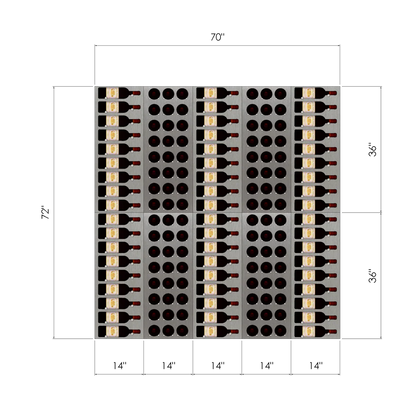 THE CORK AND LABEL VINdustry Wine Wall