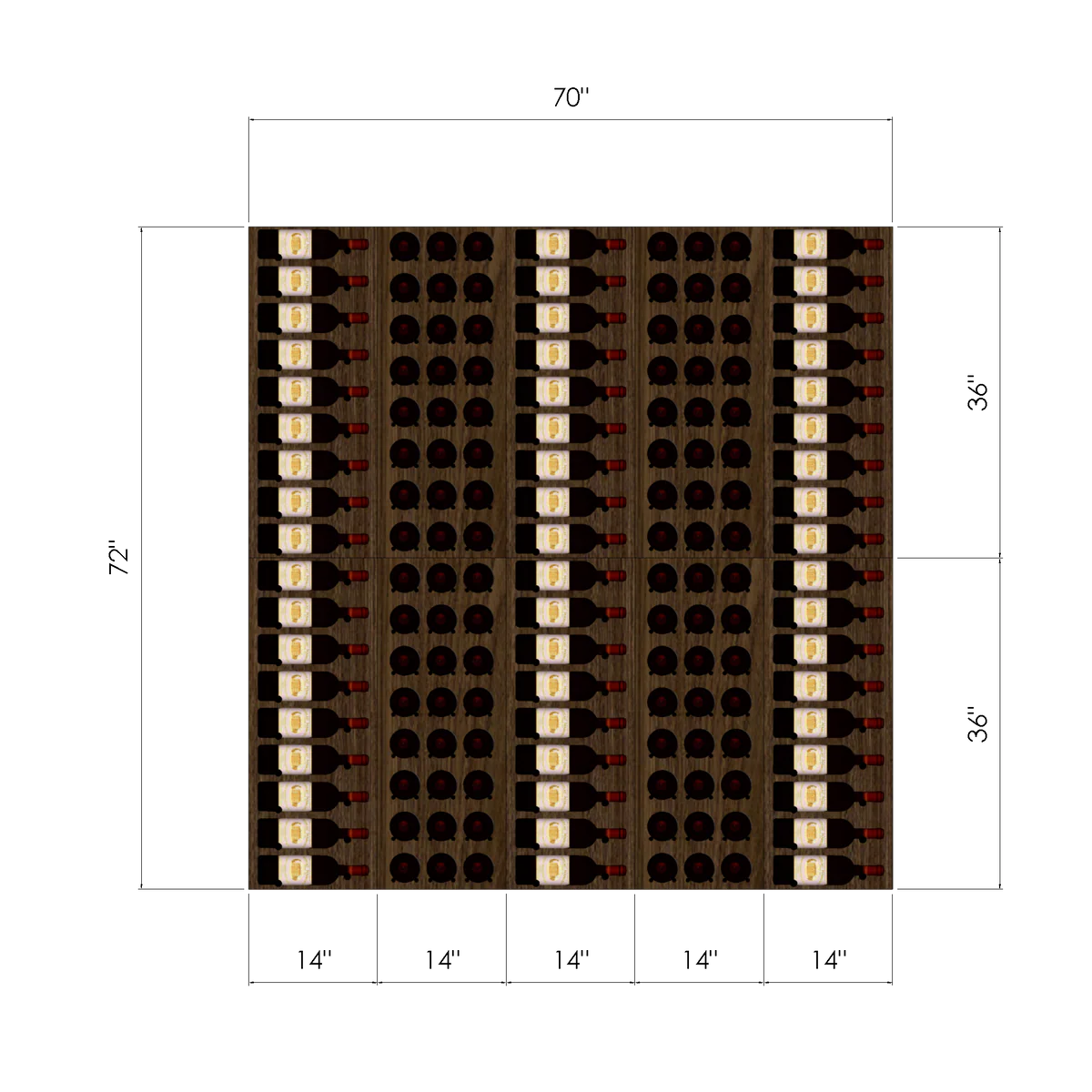 THE CORK AND LABEL VINdustry Wine Wall