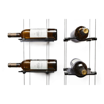 6 Bottle Float Cable Wine Racking Display Kit