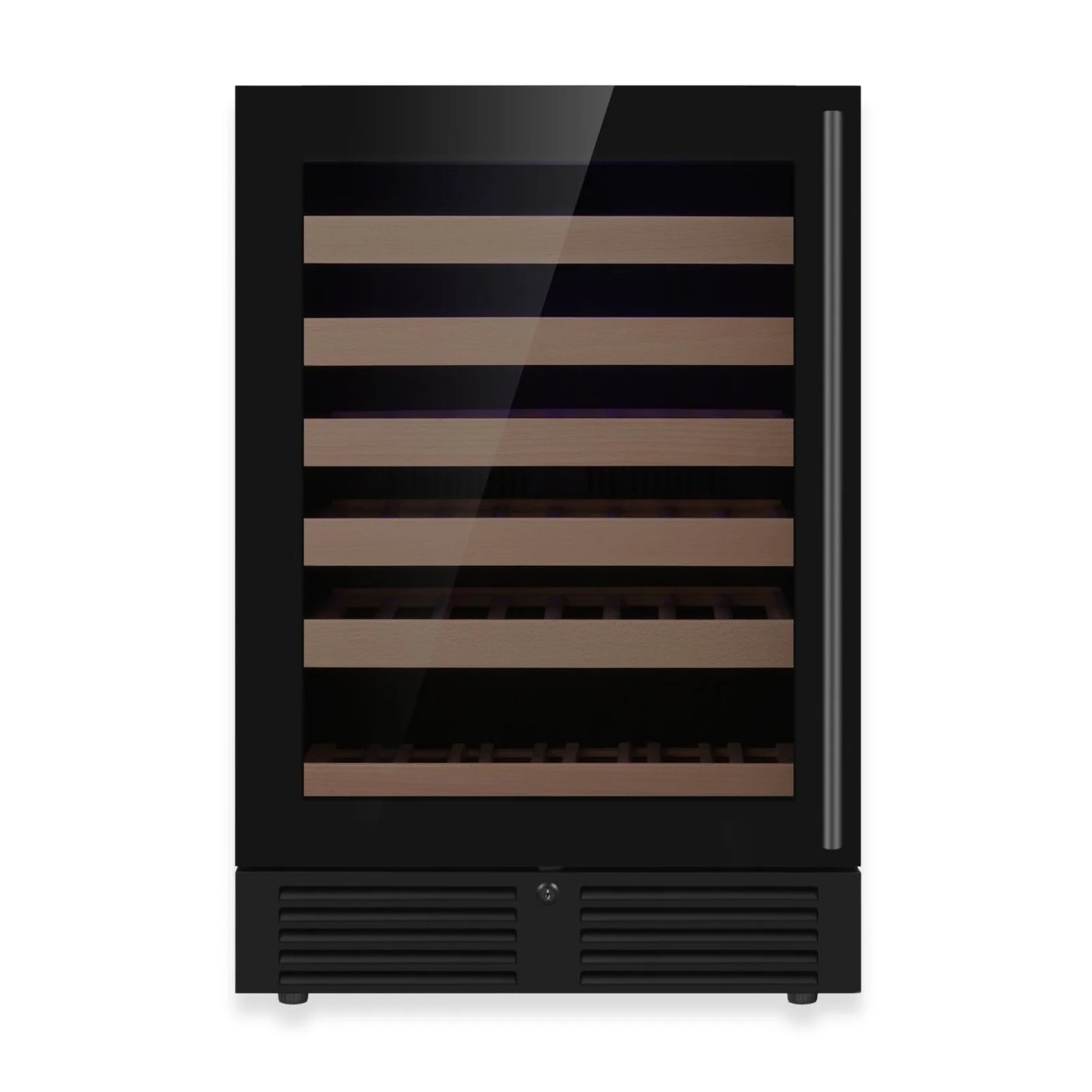 King's Bottle 24-Inch Under-Counter Dual Zone Wine Cooler with LOW E Glass Door