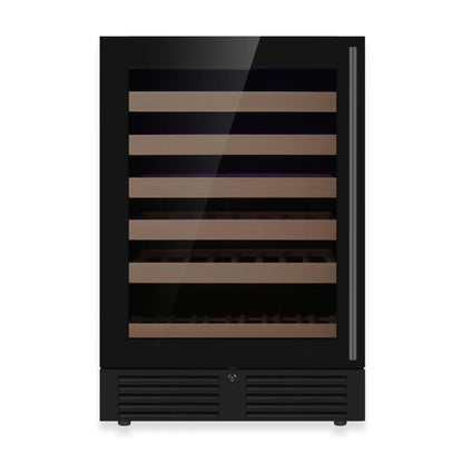 King's Bottle 24-Inch Under-Counter Dual Zone Wine Cooler with LOW E Glass Door