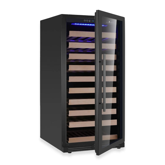 King's Bottle 47-Inch Tall Single Zone Wine Cooler with LOW-E Glass Door