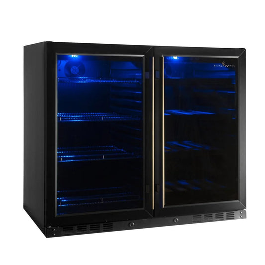 King's Bottle 39-Inch Under-Counter Wine & Beverage Refrigeration Combo