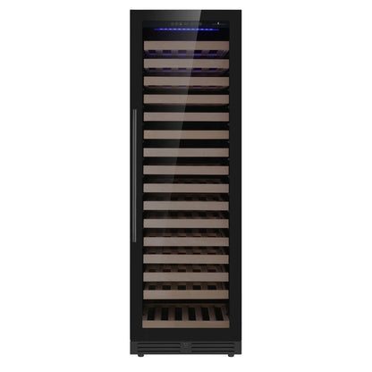 King's Bottle Tall Single Zone Upright Wine Cooler with LOW-E Glass & Silent Cooling