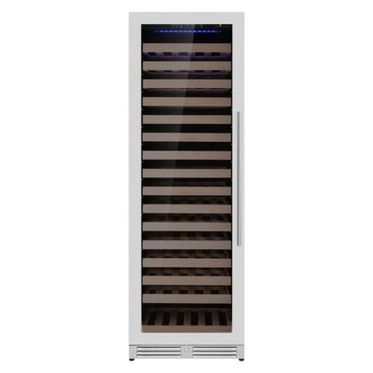 King's Bottle Tall Single Zone Upright Wine Cooler with LOW-E Glass & Silent Cooling