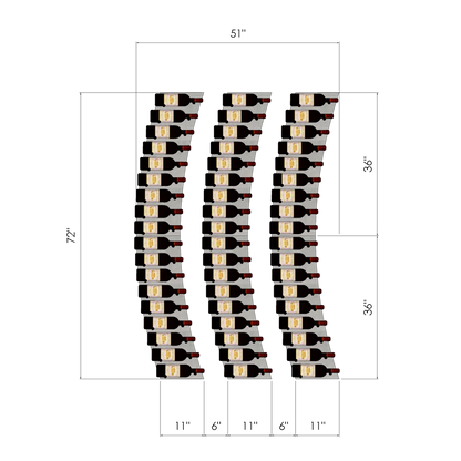 THE CURVE VINdustry Wine Wall