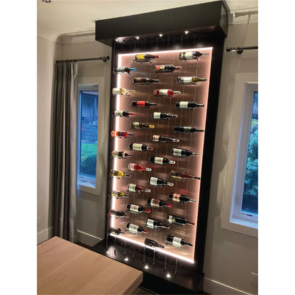 6 Bottle Float Cable Wine Racking Display Kit