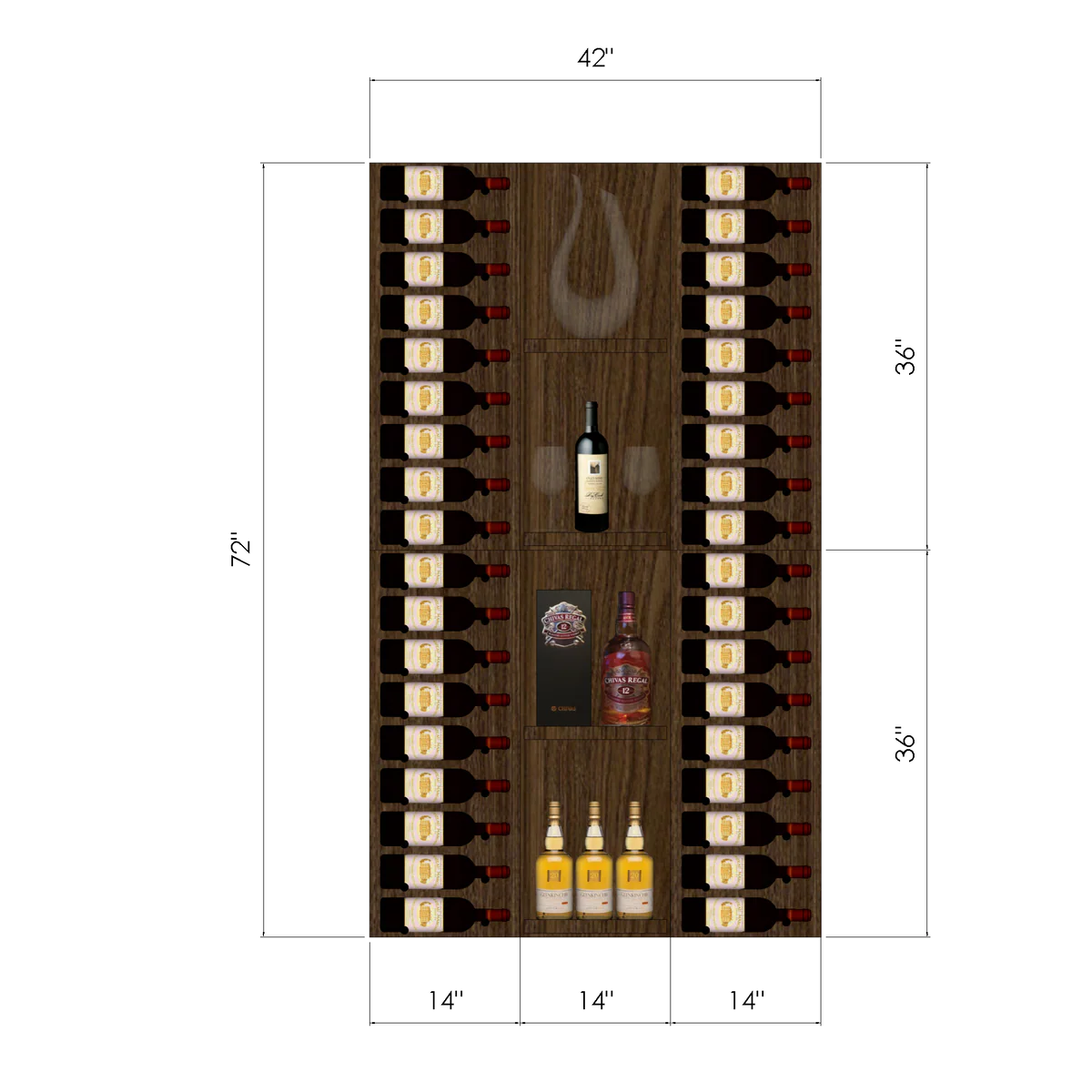 THE WINE BAR VINdustry Wine Wall