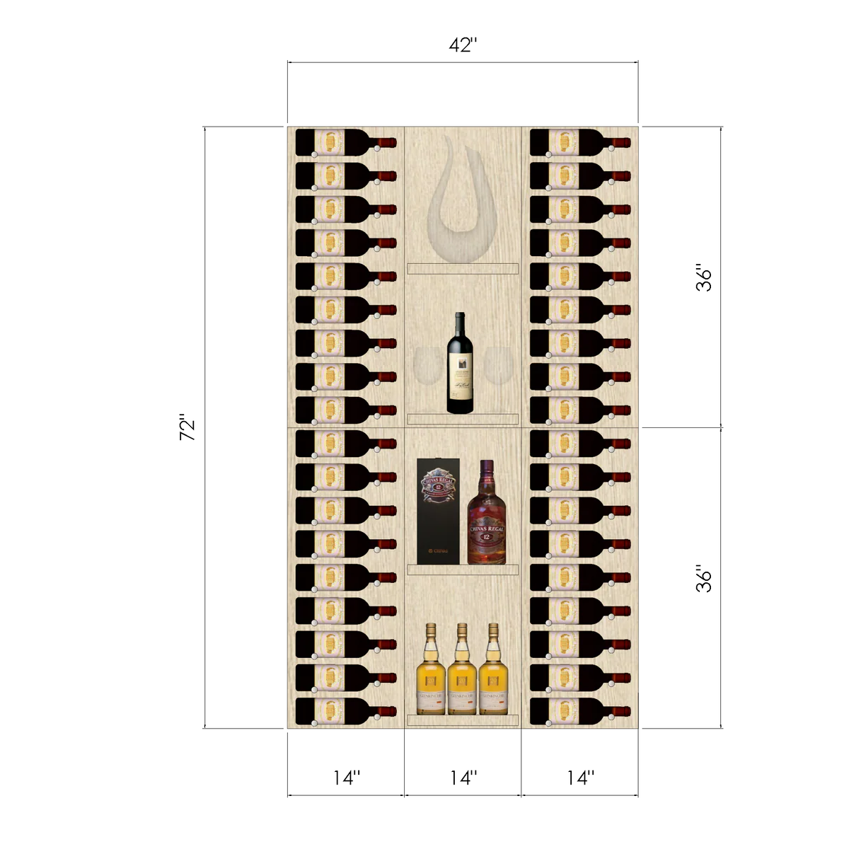 THE WINE BAR VINdustry Wine Wall