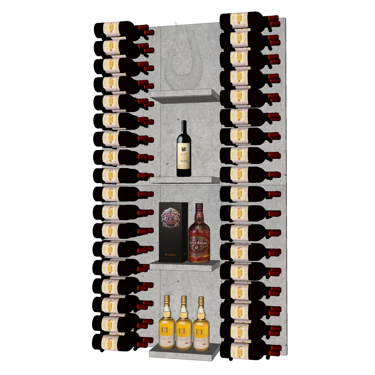 THE WINE BAR VINdustry Wine Wall