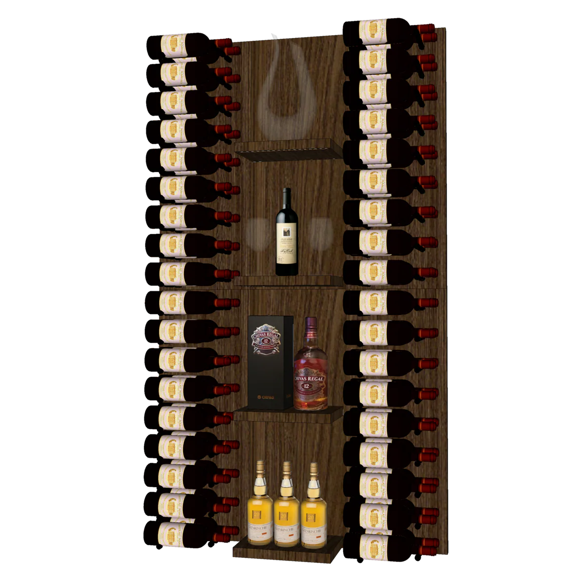 THE WINE BAR VINdustry Wine Wall