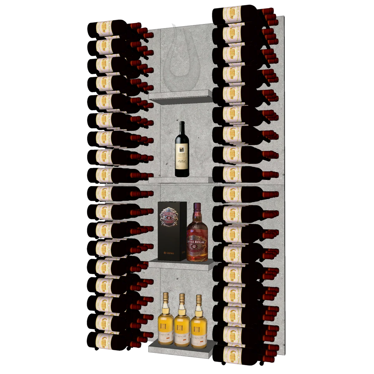 THE WINE BAR VINdustry Wine Wall