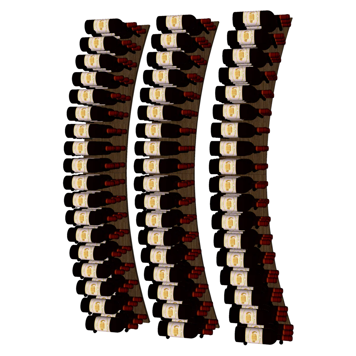 THE CURVE VINdustry Wine Wall