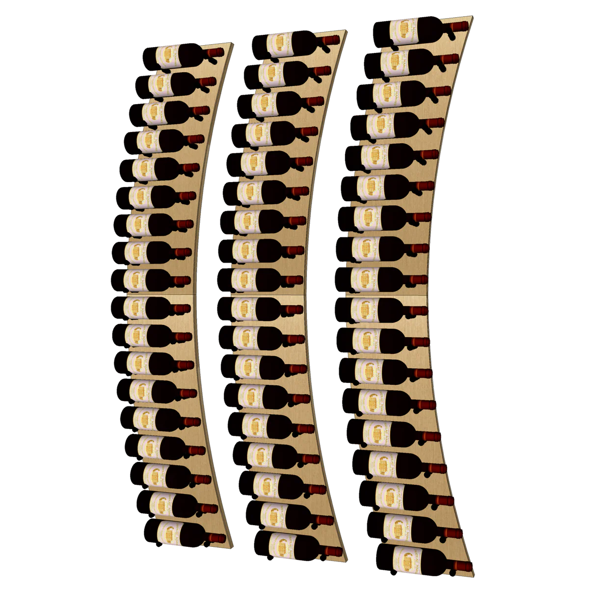 THE CURVE VINdustry Wine Wall