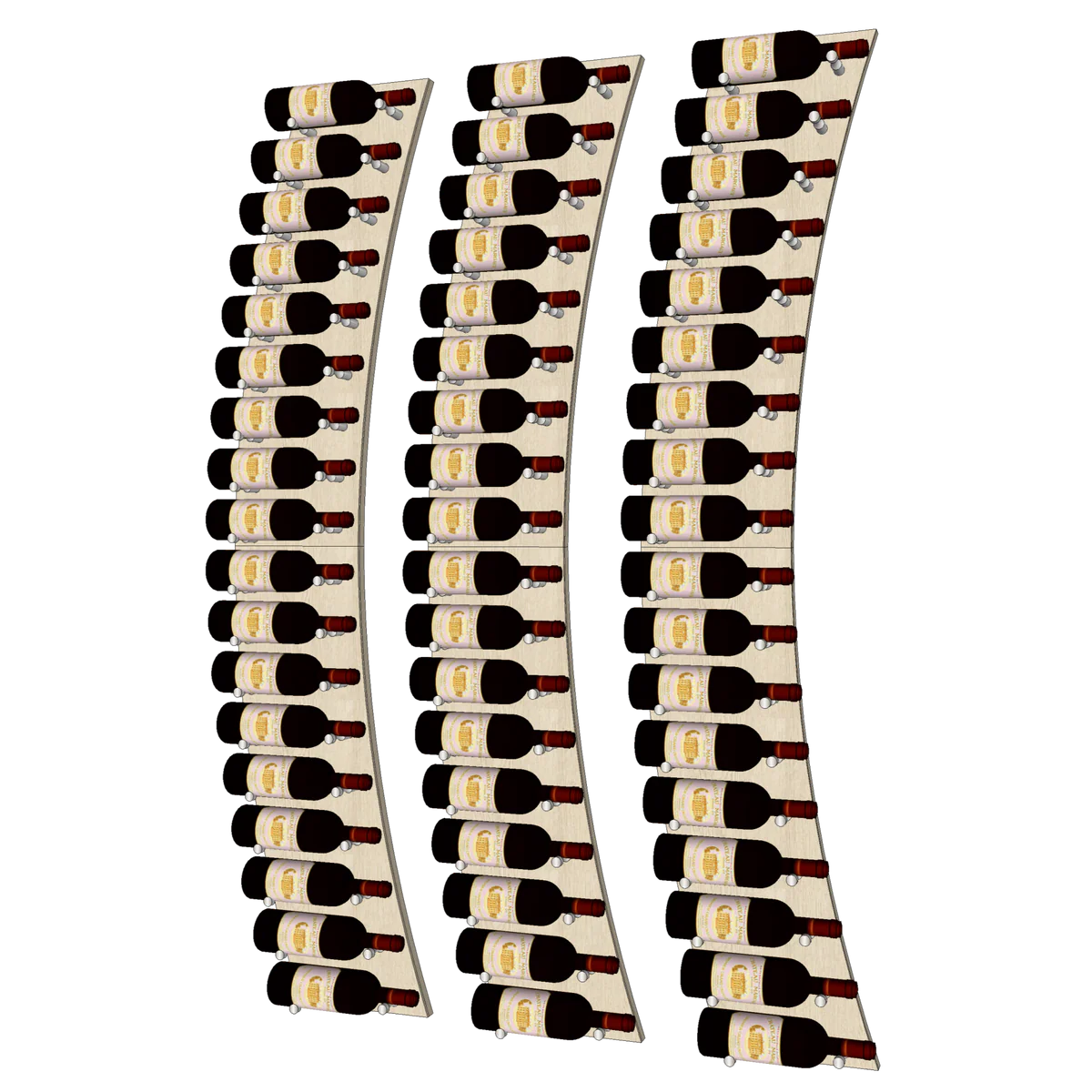 THE CURVE VINdustry Wine Wall