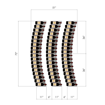 THE CURVE VINdustry Wine Wall