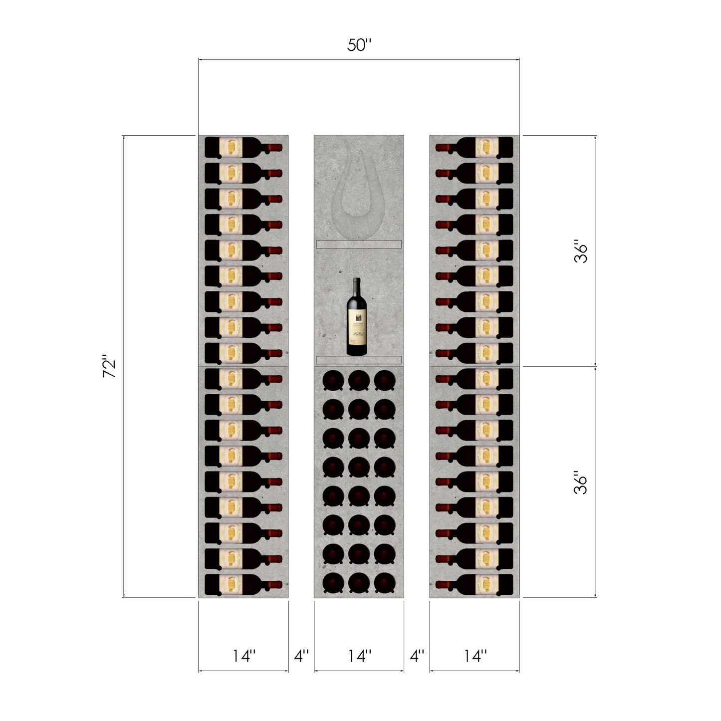 THE SHOW VINdustry Wine Wall