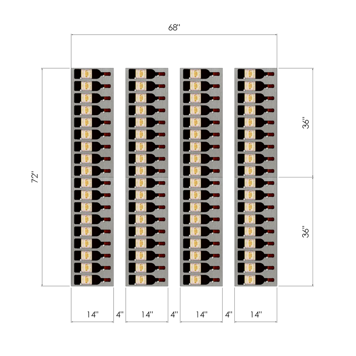 THE LABEL VINdustry Wine Wall