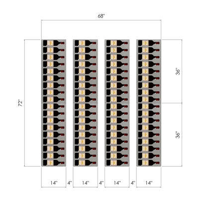 THE LABEL VINdustry Wine Wall