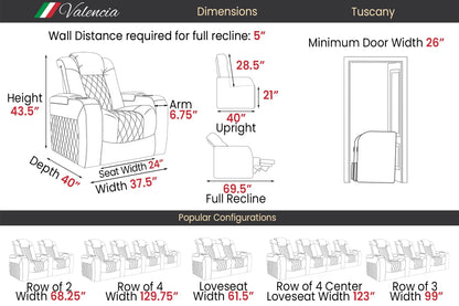 Valencia Seating Tuscany Ultimate Edition