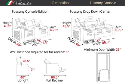 Valencia Seating Luxury Console Edition