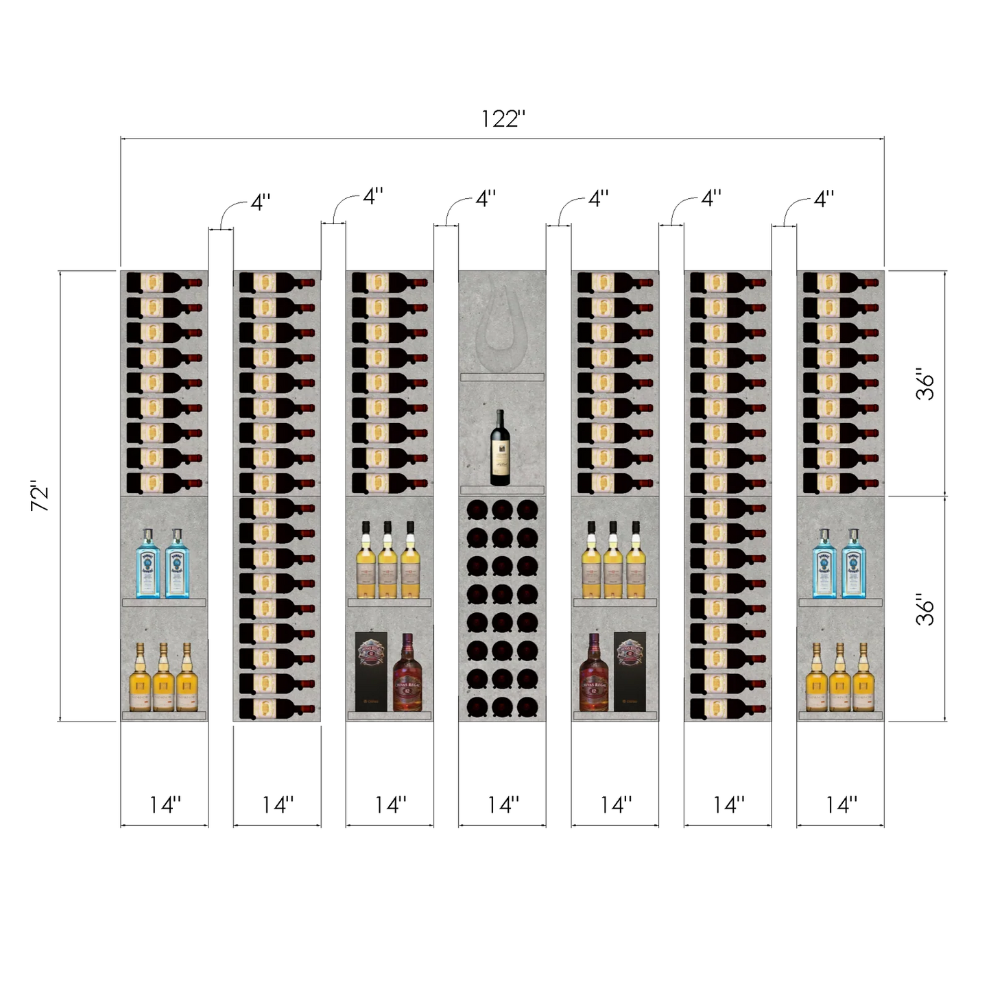 THE WINE WALL MAX VINdustry Wine Wall