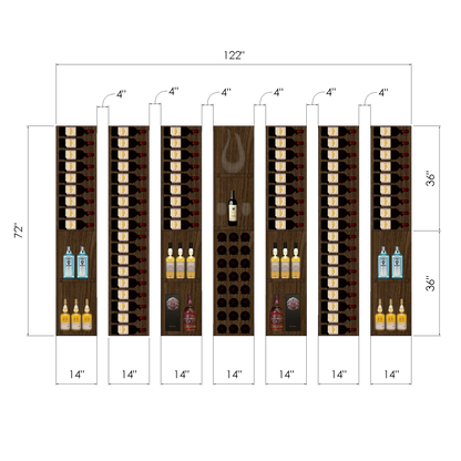 THE WINE WALL MAX VINdustry Wine Wall