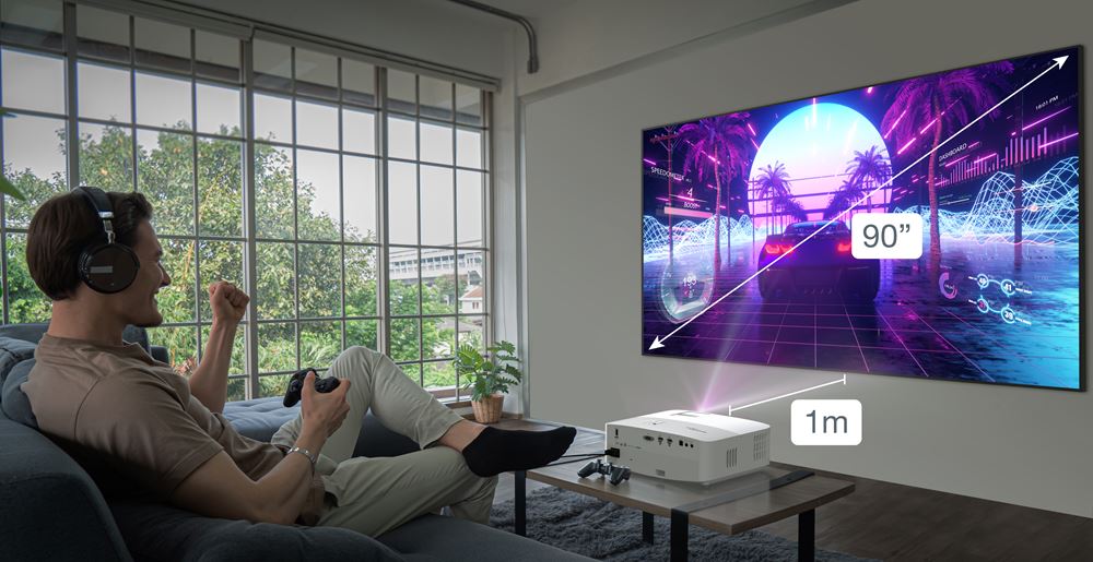 Optoma UHD35STx – Short Throw 4K UHD Gaming &amp; Home Entertainment Projector