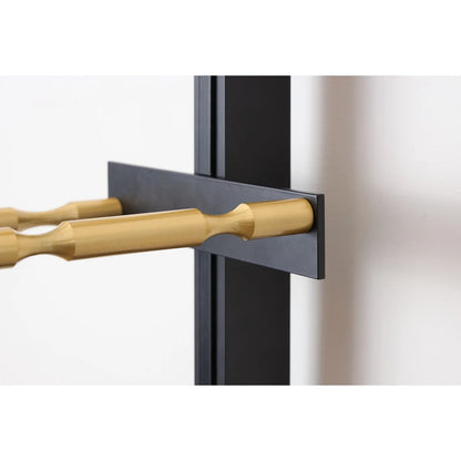 V Bar Floating Wine Rack - Single Spaced Label View Pegs