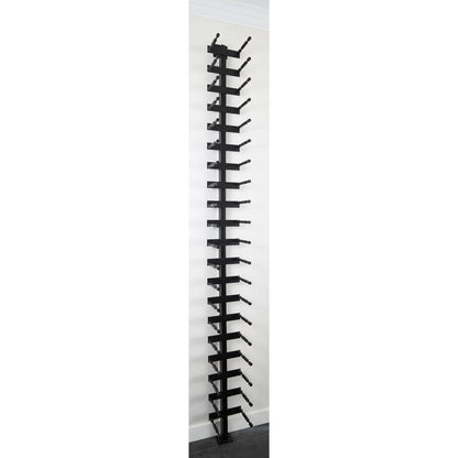 V Bar Floating Wine Rack - Single Spaced Label View Pegs